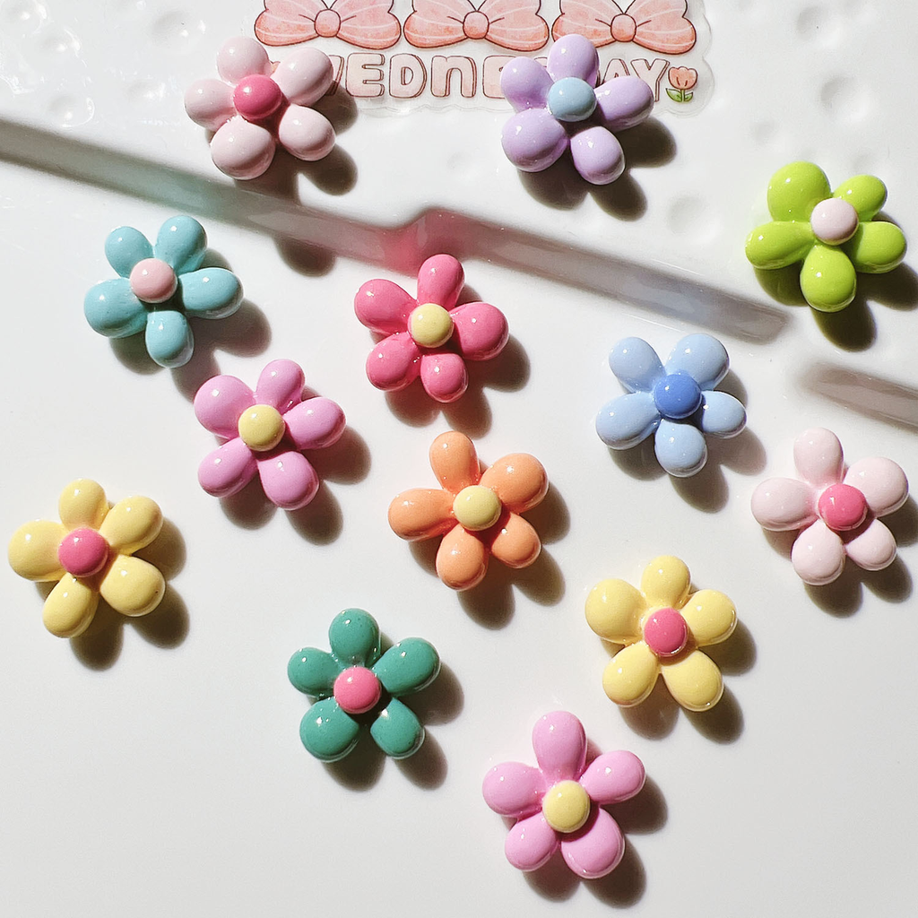 Irregular five-petal flower DIY resin accessories