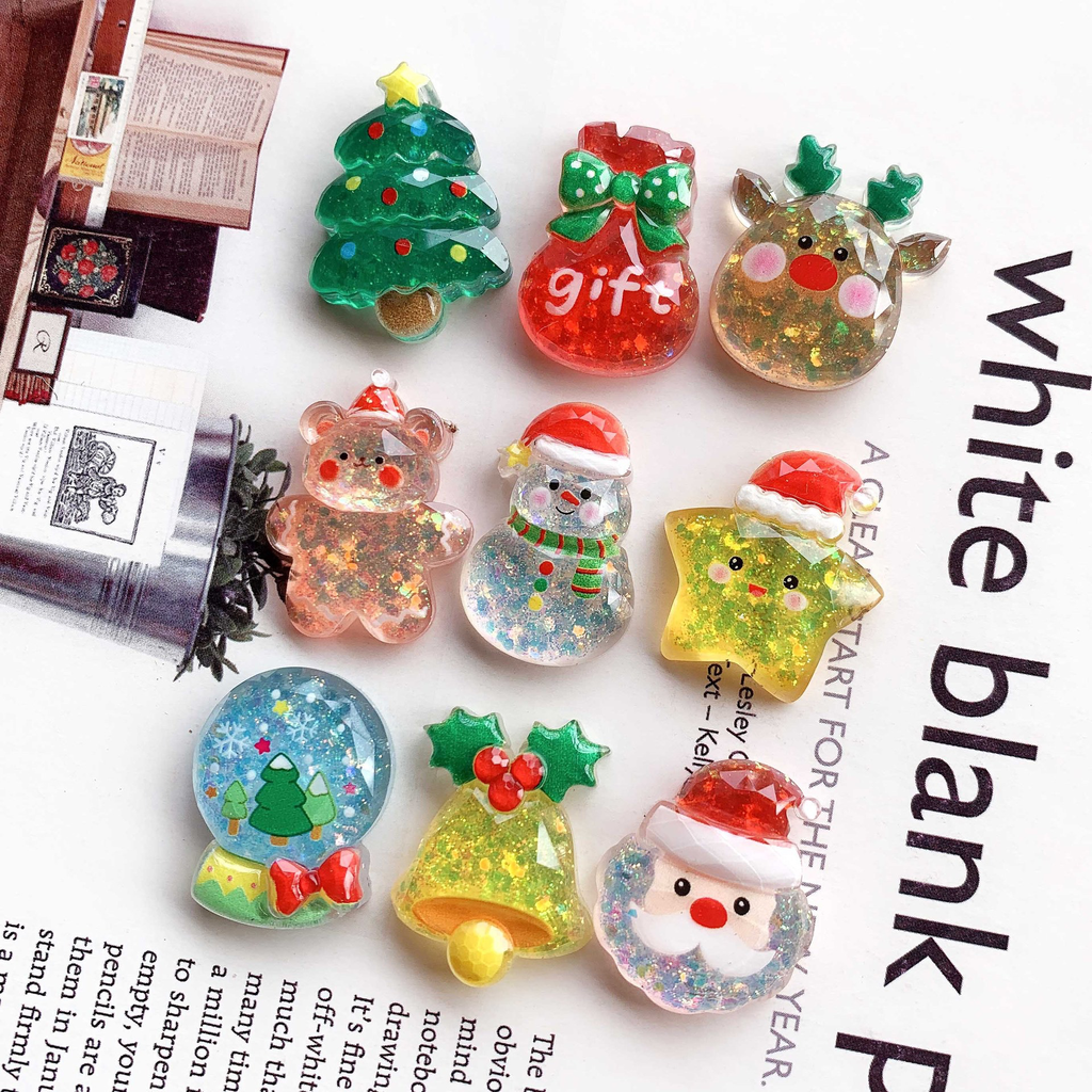 DIY Christmas Snowman with Sequins