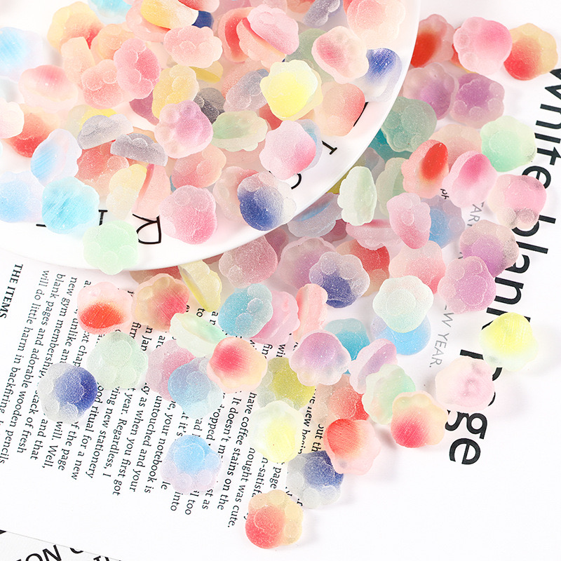 Cartoon gradient cat claw soft candy simulation food toy DIY resin accessories