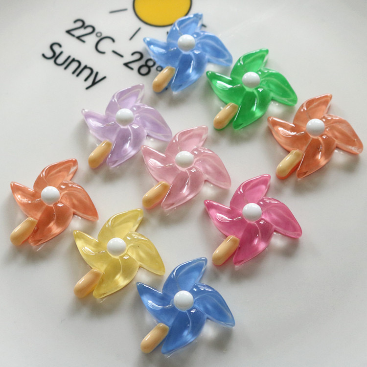 Transparent windmill DIY resin accessories