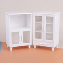 1:12 Dollhouse Mini Furniture Model Scene Modern White Accessories Cabinet Cupboard