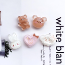 AB glue fine flash cut surface milk coffee rabbit bear DIY resin accessories