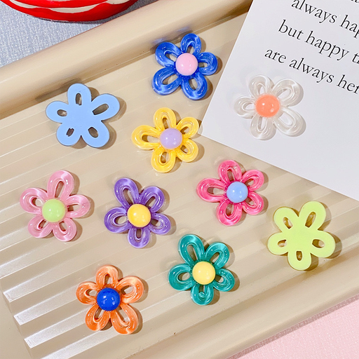 Hollow flower DIY resin accessories